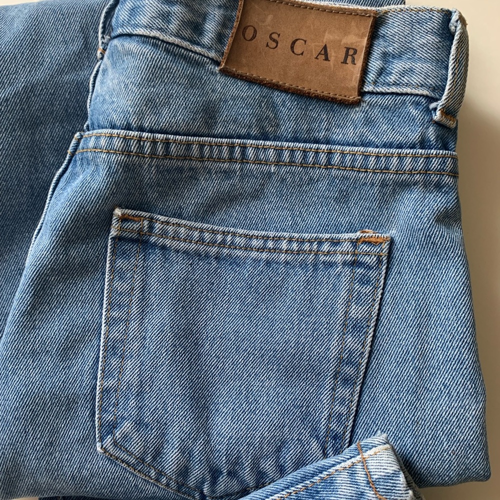 Beautiful wash Oscar dela renta denim jeans vintage 🔥🔥🔥🔥